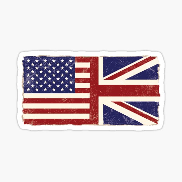Anglo American Flag Sticker