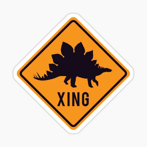 Prehistoric Xing - Stegosaurus Sticker