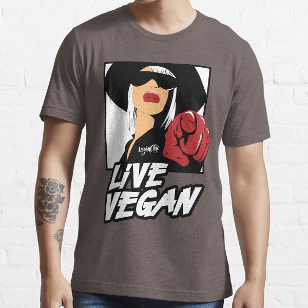VeganChic ~ Live Vegan Essential T-Shirt