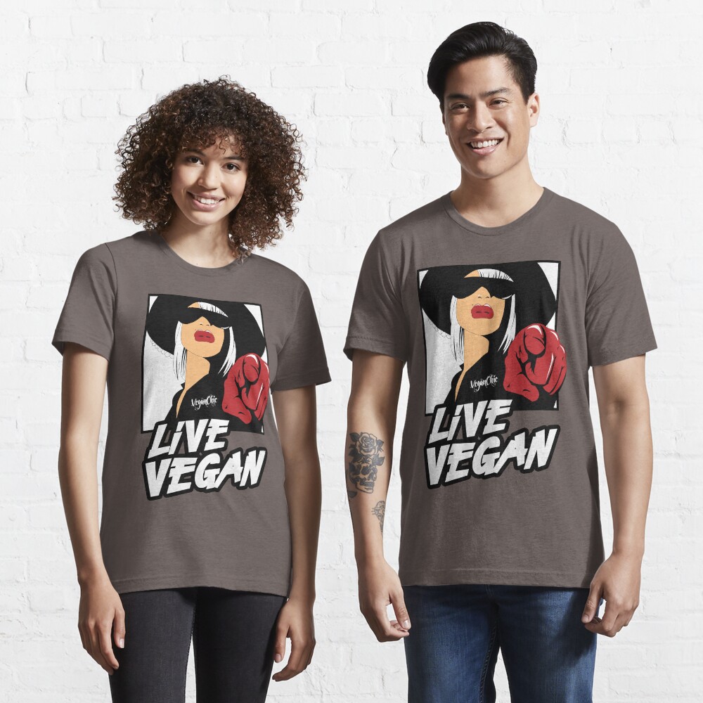 VeganChic ~ Live Vegan Essential T-Shirt