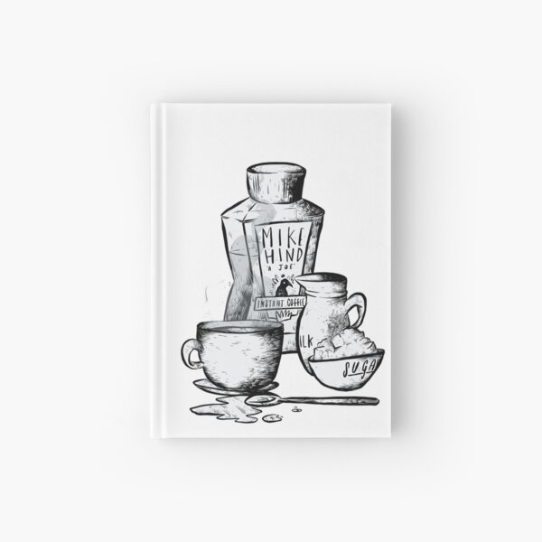 Instant Coffee Hardcover Journal