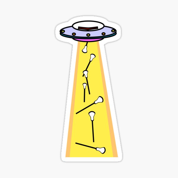 Flying Saucer Sticker