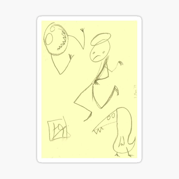"Strut (Down the Boulevard)" by Richard F. Yates Sticker