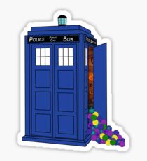 Police Box Yarn Box Sticker