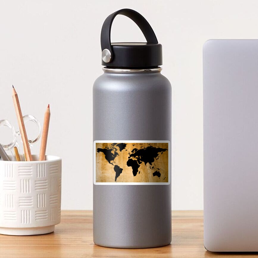 World Map Sticker