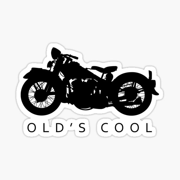 Stickers de silhouettes et personnages - Sticker Moto Harley