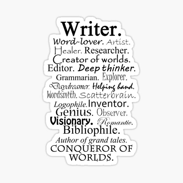 Author - #Author - Author Gifts - Sticker