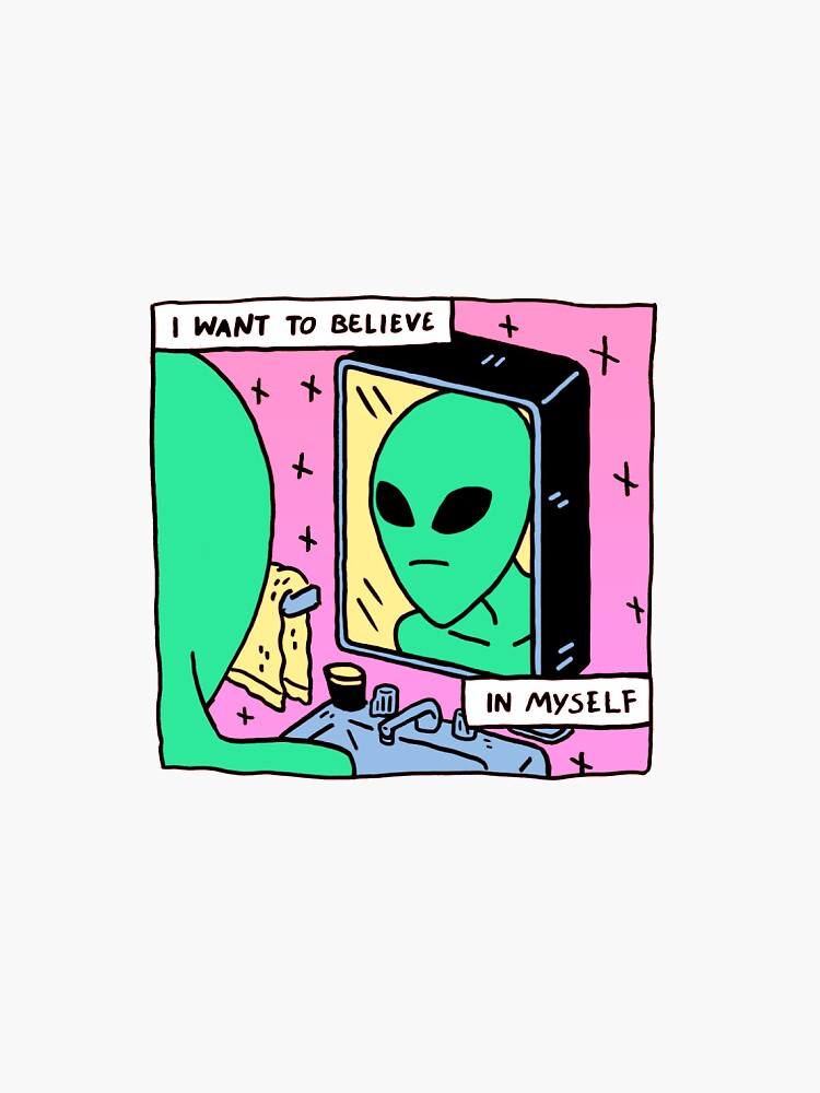 Thumbnail 3 of 3, Sticker, alien designed and sold by e-jo3.