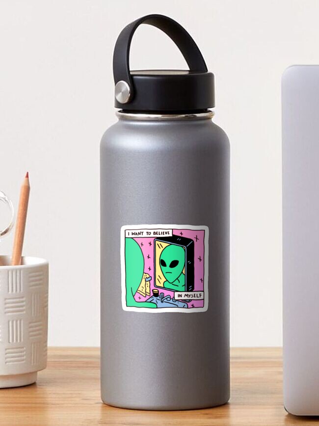 Thumbnail 1 of 3, Sticker, alien designed and sold by e-jo3.