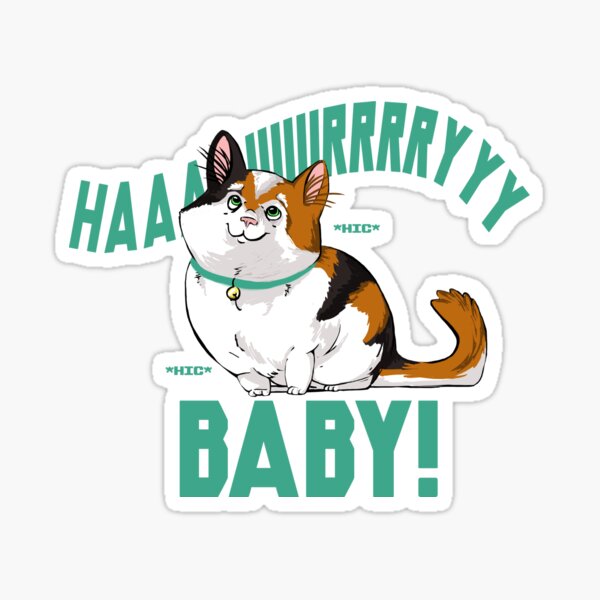 Hairy Baby! Sticker