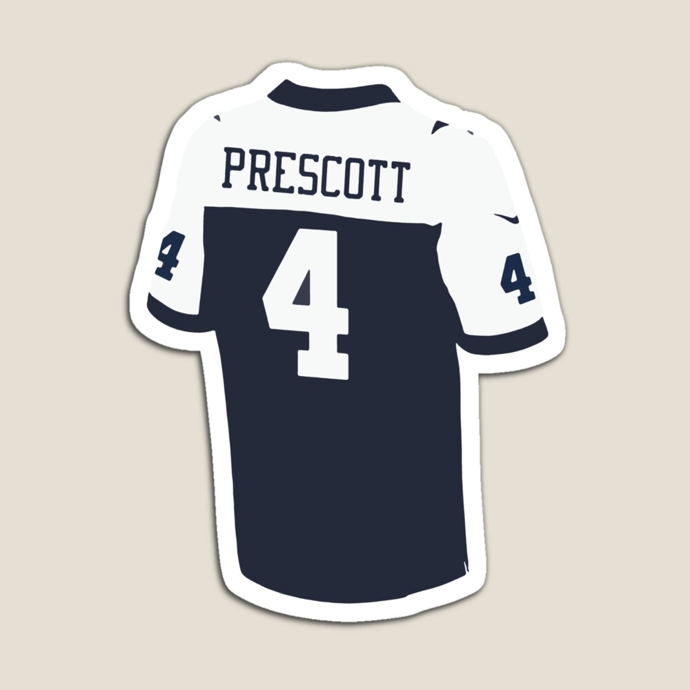 Dak Prescott #4 Dallas Cowboys Jersey mens Sz Large Blue Used