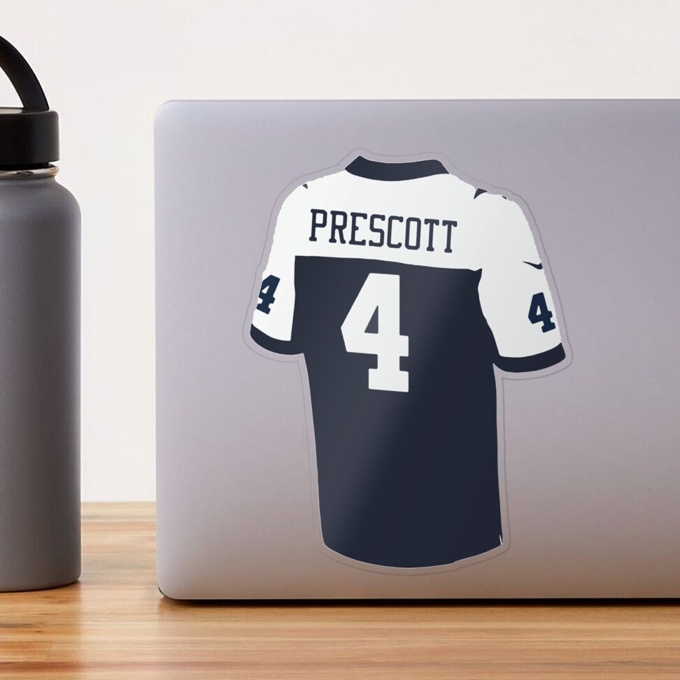 Dak Prescott Home Jersey Sticker for Sale by designsheaven