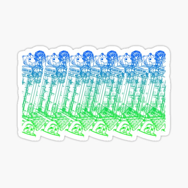 Stereographic who Sticker
