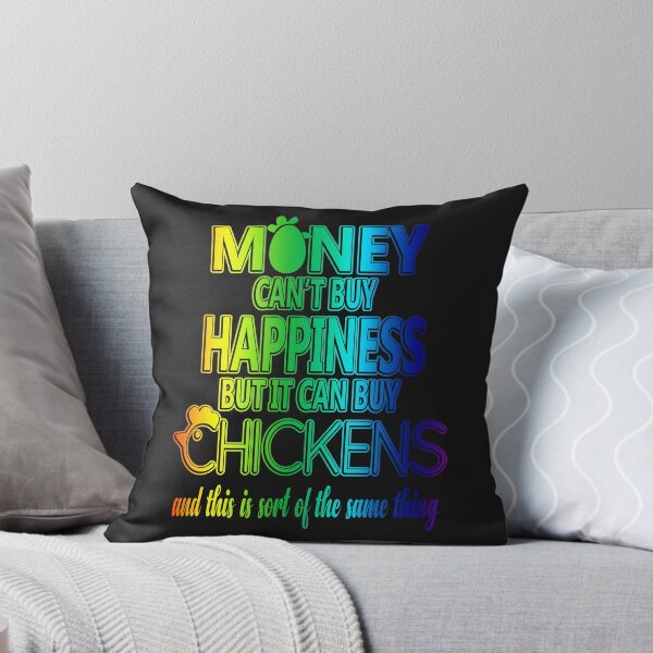 Item preview, (tshirt) money happiness chickens.trans 01 (vertical rainbow) (2) designed and sold by Syl1990.