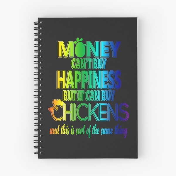 Item preview, (tshirt) money happiness chickens.trans 01 (vertical rainbow) (2) designed and sold by Syl1990.