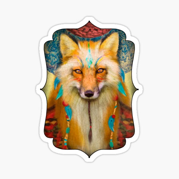 Wise Fox Sticker