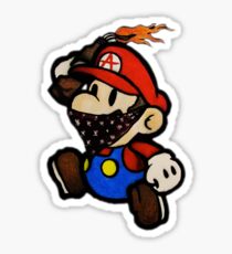 Anarchist Mario Sticker