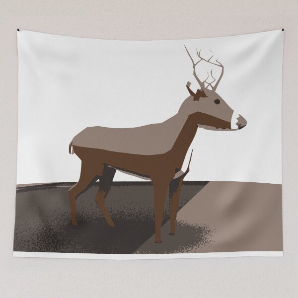 Item preview, A Vintage Lowpoly Deer designed and sold by svnserendipity.