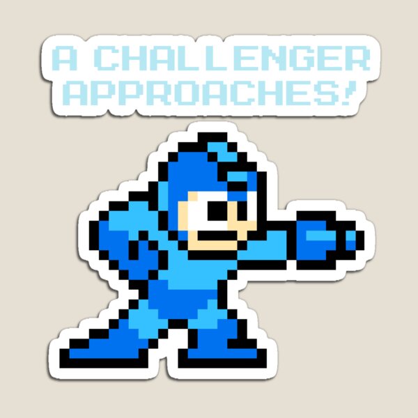 Item preview, A Challenger Approaches! Ice Blue Text designed and sold by Funkymunkey.