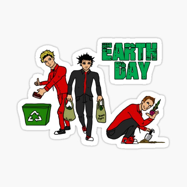 Earth Day Sticker