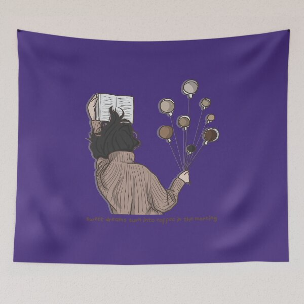 Item preview, Sweet Dreams Turn Into Coffee In The Morning designed and sold by WordvineMedia.