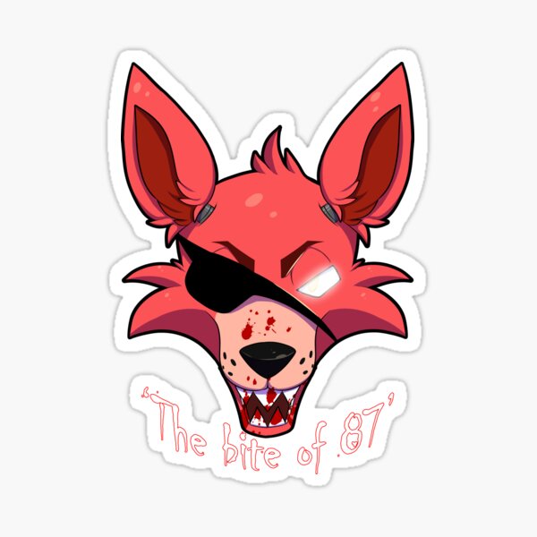 FNAF - Five Nights at Freddys - The Bite of 87 Sticker for Sale by  kukulgraphics