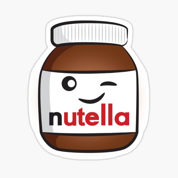 Nutella face 4 Sticker