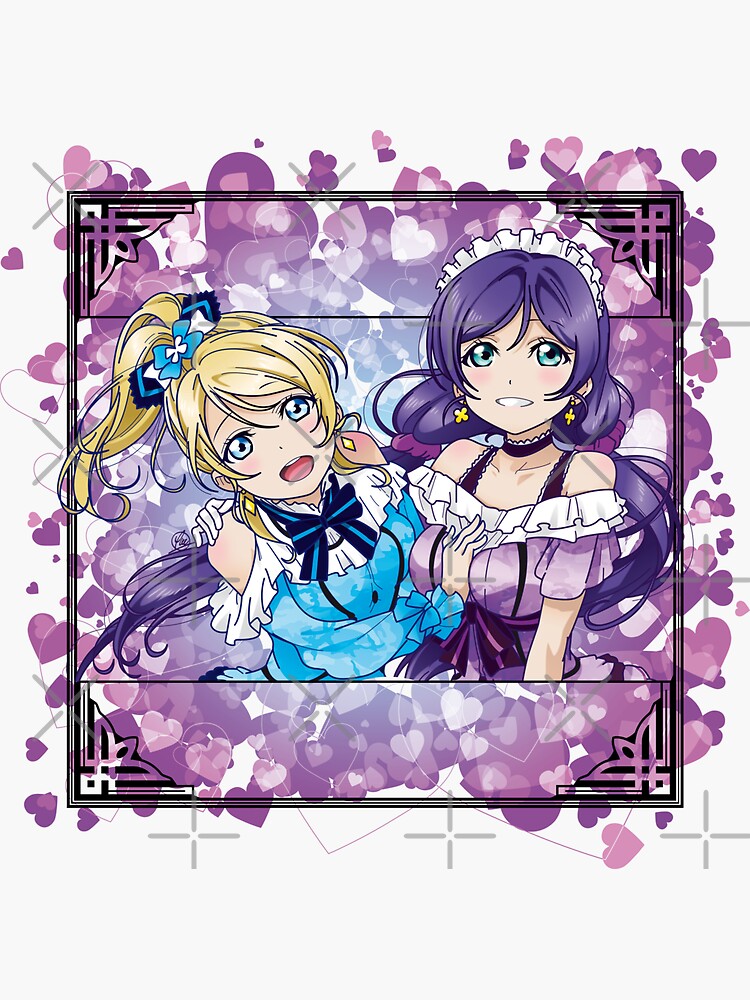 Nozomi And Eli Kira Kira Sensation Camo Edit Sticker For Sale By Alphavirginis Redbubble 5506