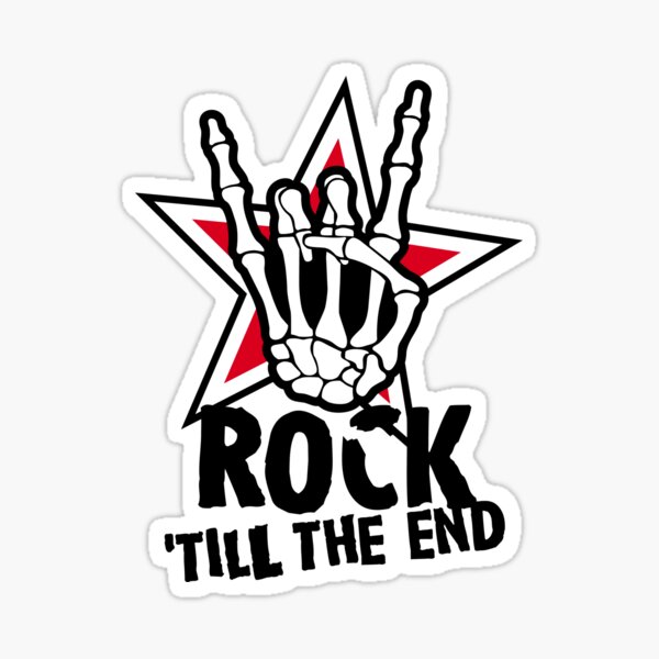Pegatinas: Rock Till The End