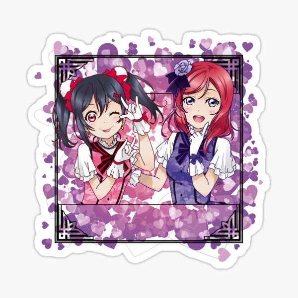 Nico And Maki Kira Kira Sensation Camo Edit Sticker For Sale By Alphavirginis Redbubble 7698