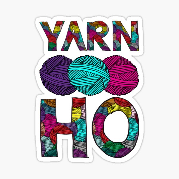 Yarn Ho Sticker