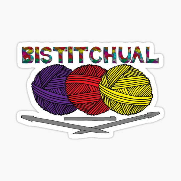 Bistitchual Sticker
