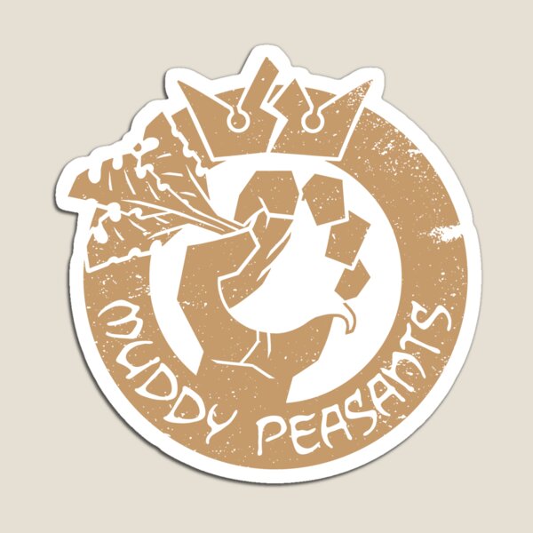 Muddy Peasants (Tan) Magnet