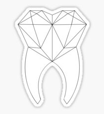 Geo Tooth Sticker
