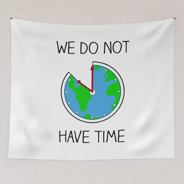 Item preview, Fridays For Future - World as a Clock designed and sold by Mohja-Design.