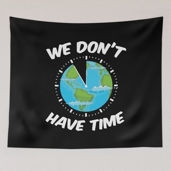 Item preview, Fridays For Future - Earth as a clock designed and sold by Mohja-Design.