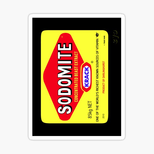 SODOMITE Sticker Sticker