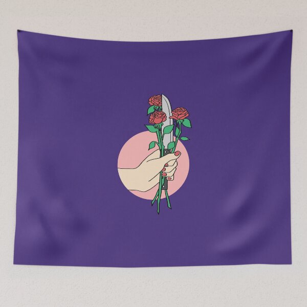 Item preview, Knife And Roses designed and sold by WordvineMedia.