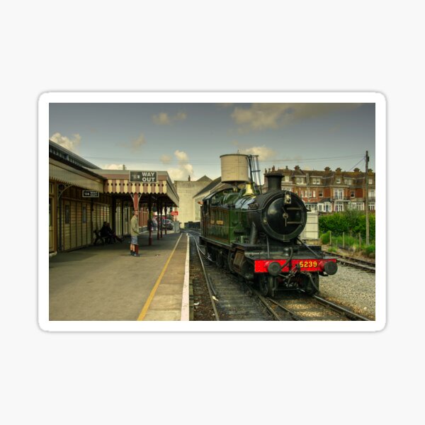 Dampfzug Schwarz Prince 92203 Britisch Schienen Pin-Up Große Blechschild