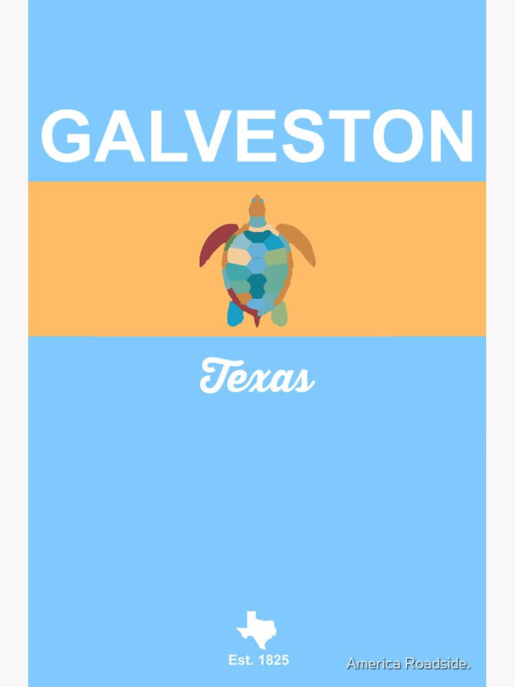 "Galveston Texas." Sticker for Sale by ishore1 Redbubble
