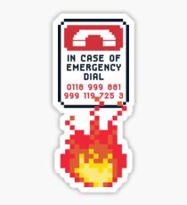 For Better Looking Responders Dial... Sticker