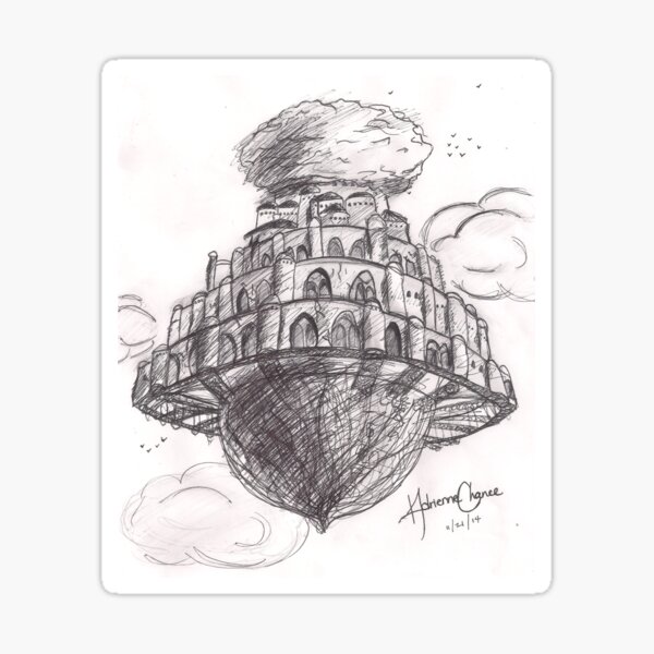 Laputa- Castle in the Sky Sticker