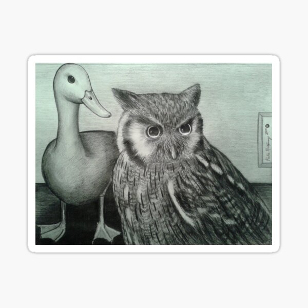 Who Quack Sticker