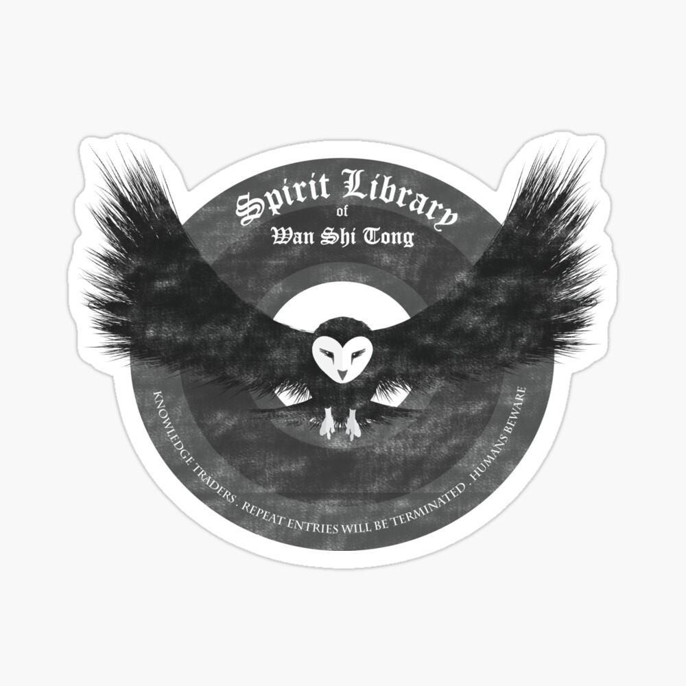 Avatar S Wan Shi Tong Library Logo Grey Poster By Dersee Redbubble