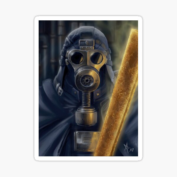 Steampunk Vader Sticker