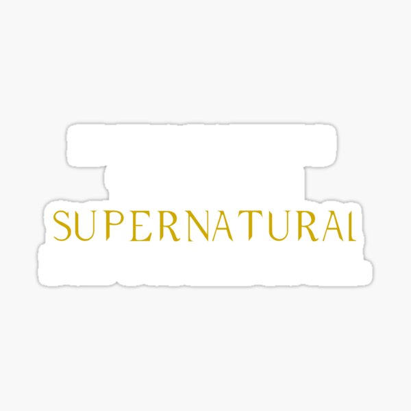 Supernatural Hand Drawn Illustration Sticker for Sale by acarsondesign