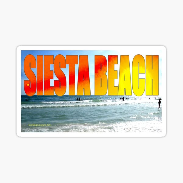Siesta Key Beach Sunset Sticker
