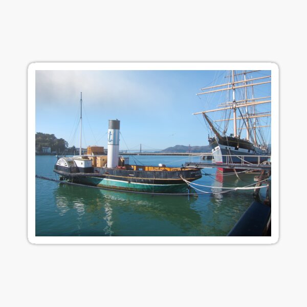 Aquatic Park Ships Sticker