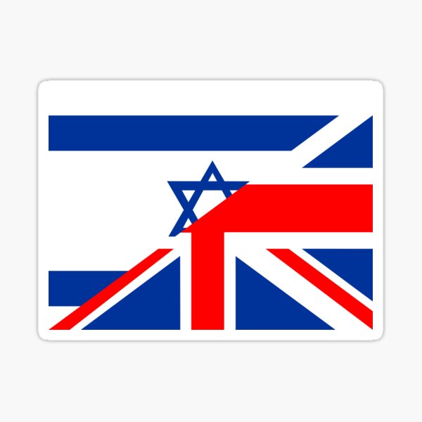 Item preview, uk israel flag designed and sold by tony4urban.