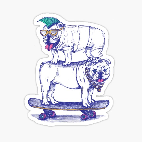 Double Dog Dare Sticker